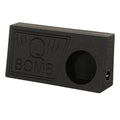 QPower QBomb Single 10" Vented Subwoofer Box with Jet Bedliner Spray (2 Pack)