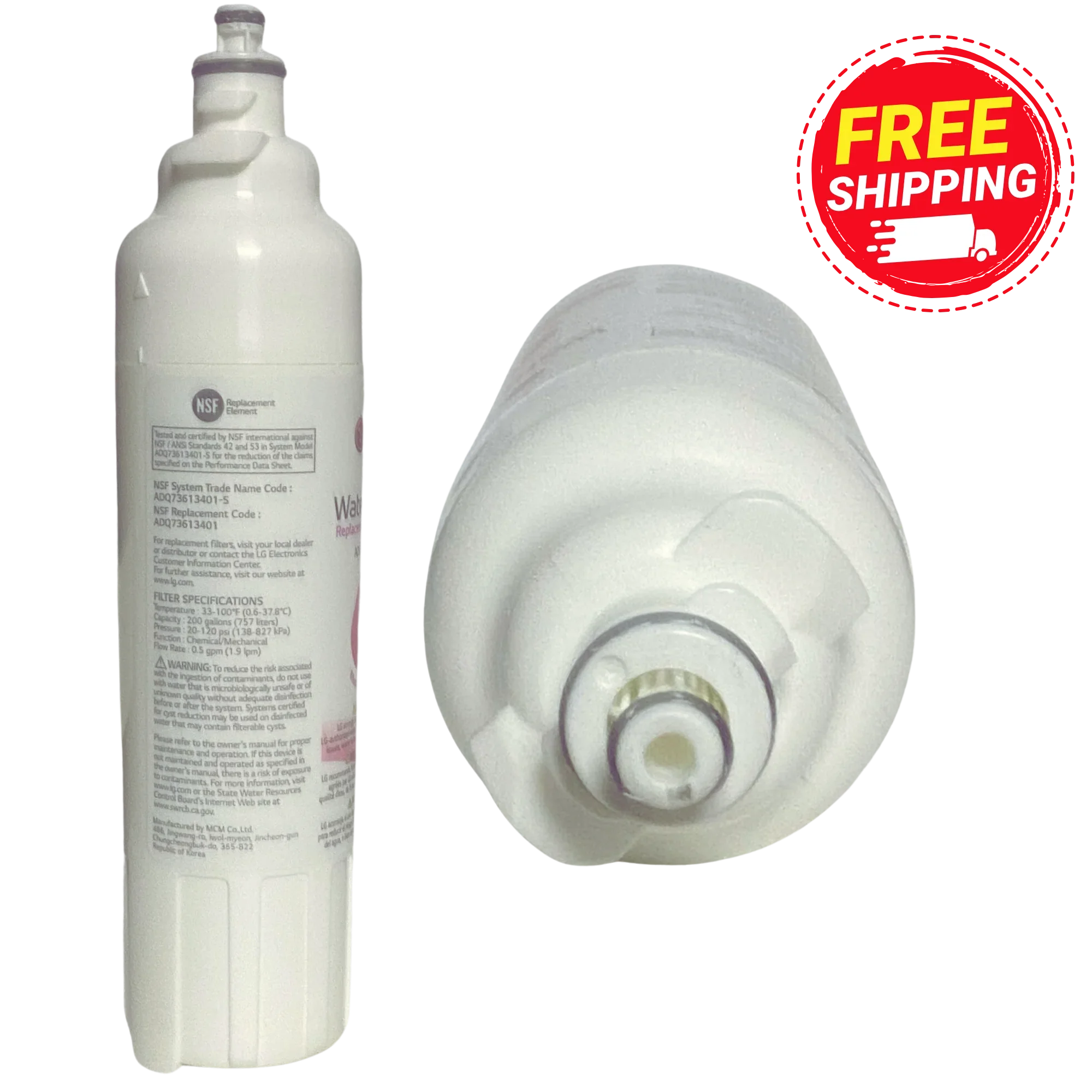 4-Pack LT800P Replacement Refrigerator Water Filter Fits 469490 46-9490 ADQ73613401 Factory New, Sealed