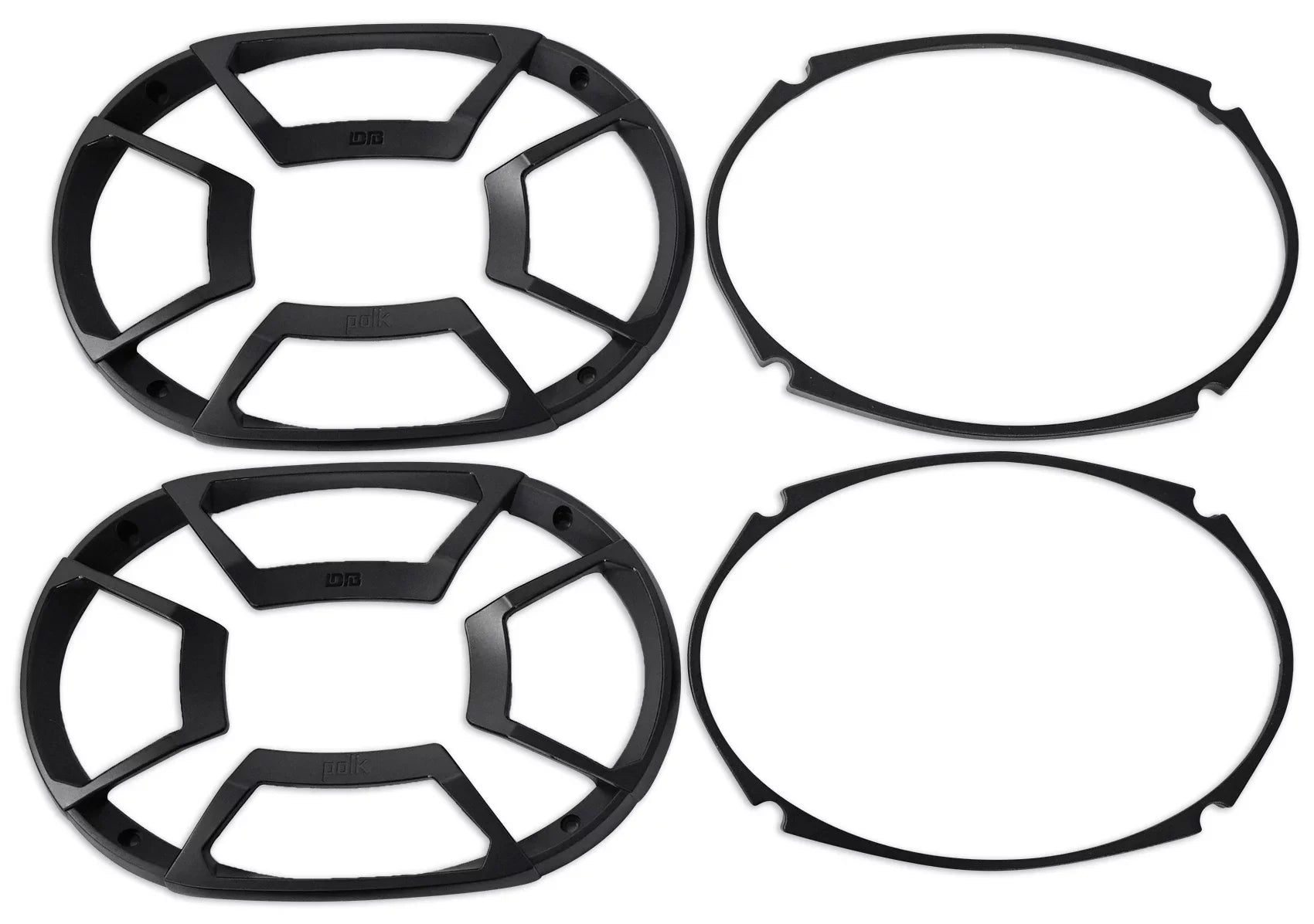2) Polk Audio DB692 6X9" 450w Car Marine/ATV/Motorcycle/Boat Speakers+Headphones