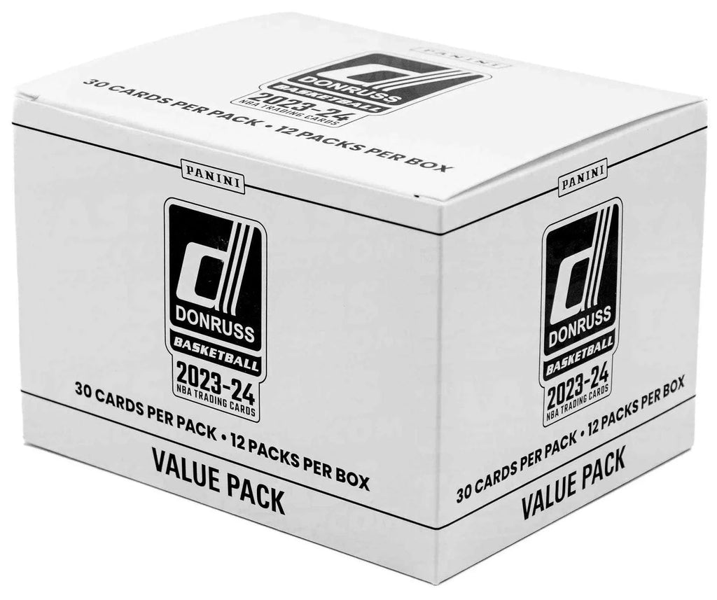 NBA Panini 2023-24 Donruss Basketball Trading Card VALUE Box (12 Packs)