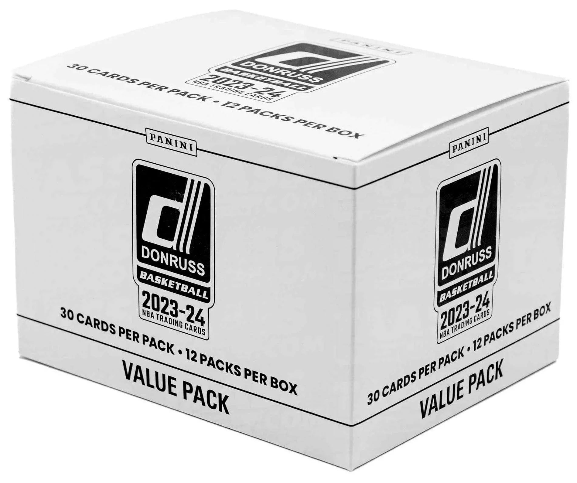 NBA Panini 2023-24 Donruss Basketball Trading Card VALUE Box (12 Packs)