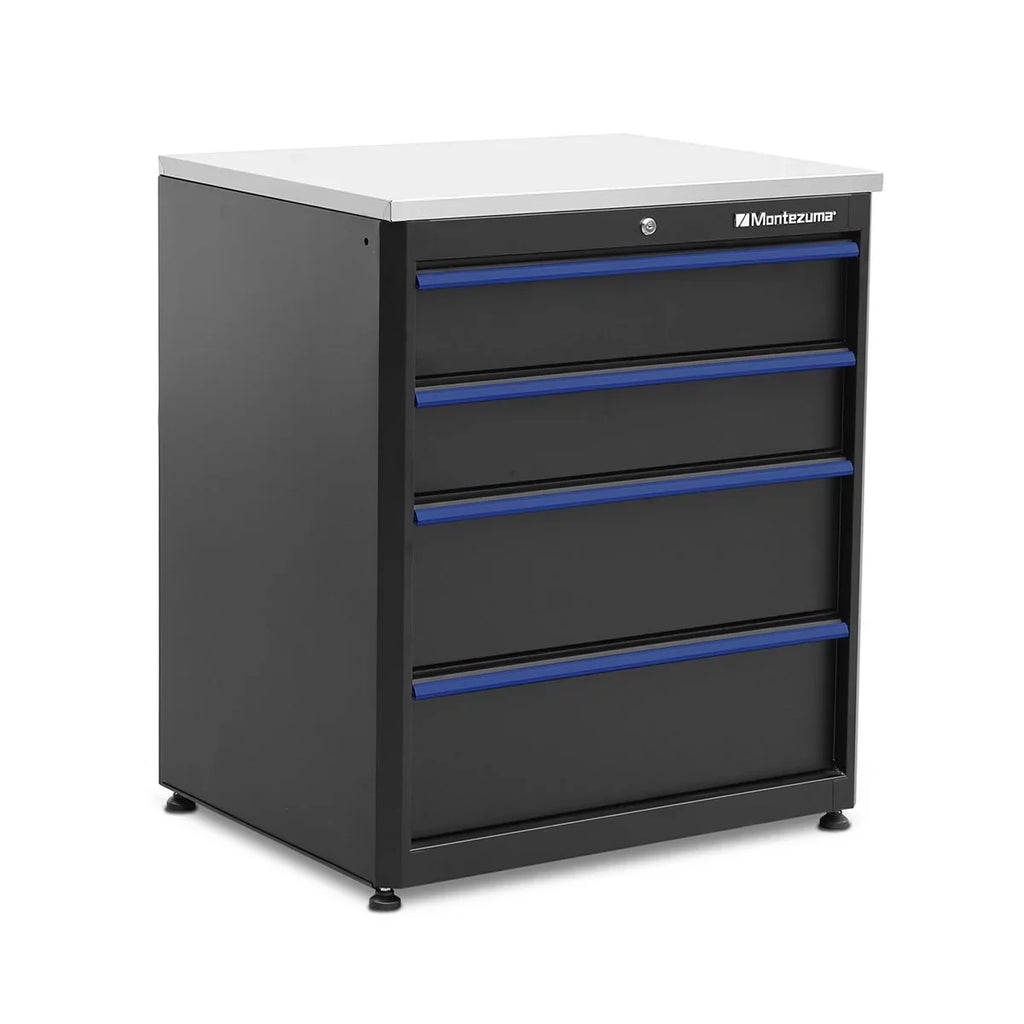 Montezuma Garage Tool Storage System 30.5 x 24" Locking Workbench, Ebony