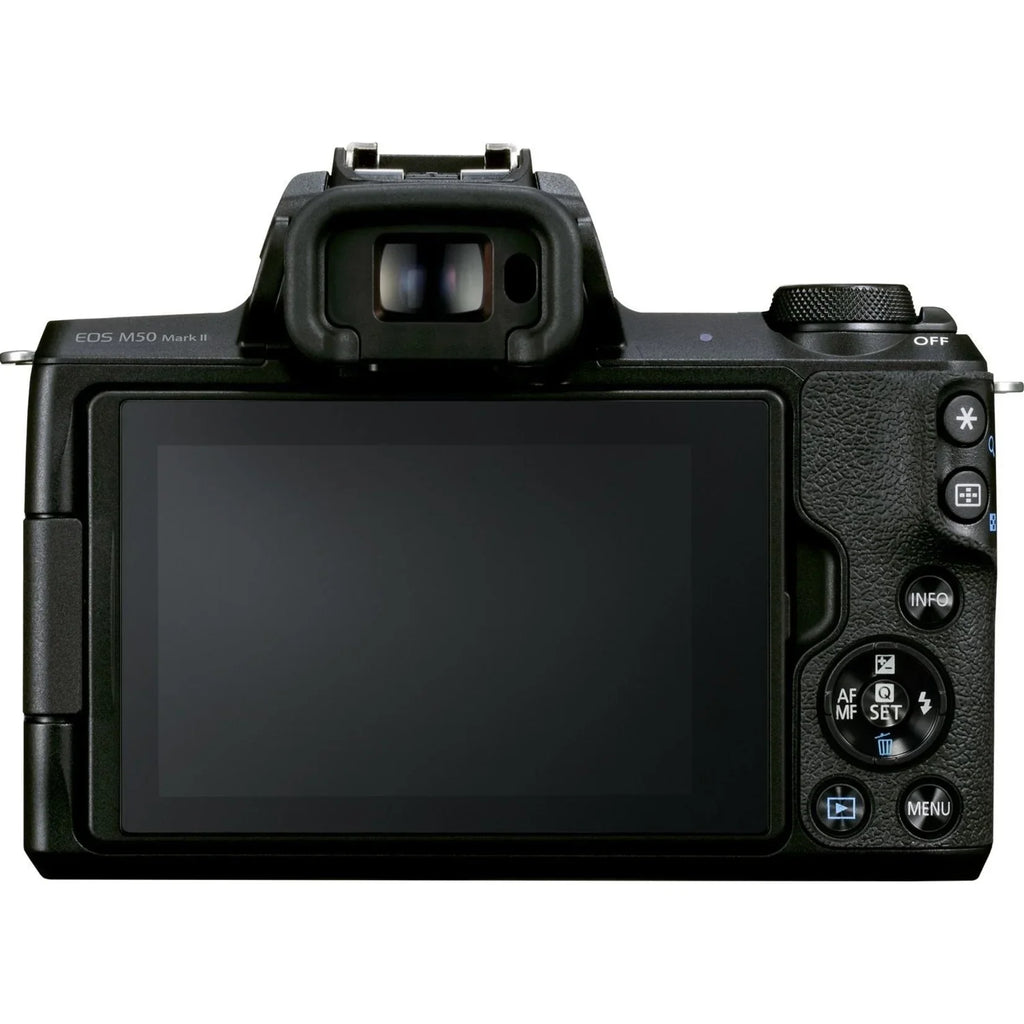 EOS M50 Mark II 24.1 Megapixel Mirrorless Camera with Lens, 0.59", 1.77", Ebony
