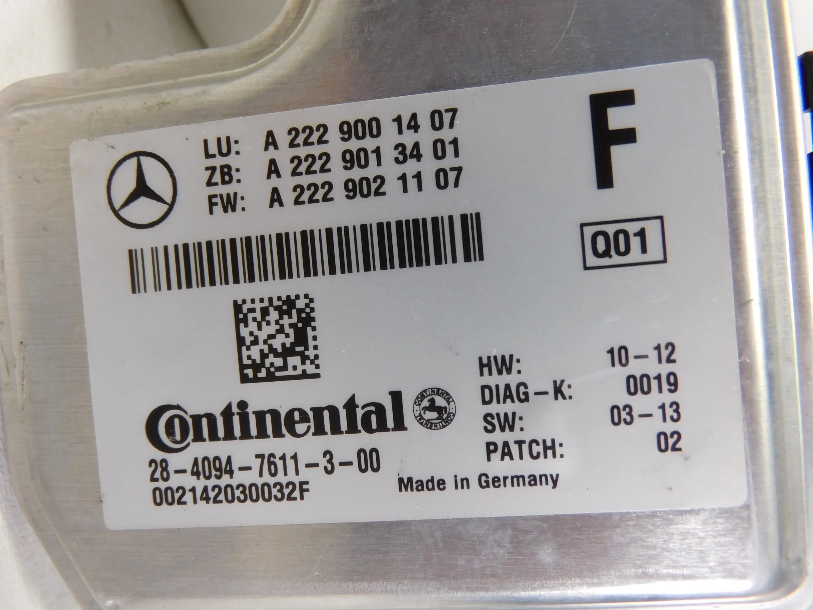 Pre-Owned 14 Mercedes-Benz S-Class Windshield Mounted Multifunction Camera OEM LKQ (Good)