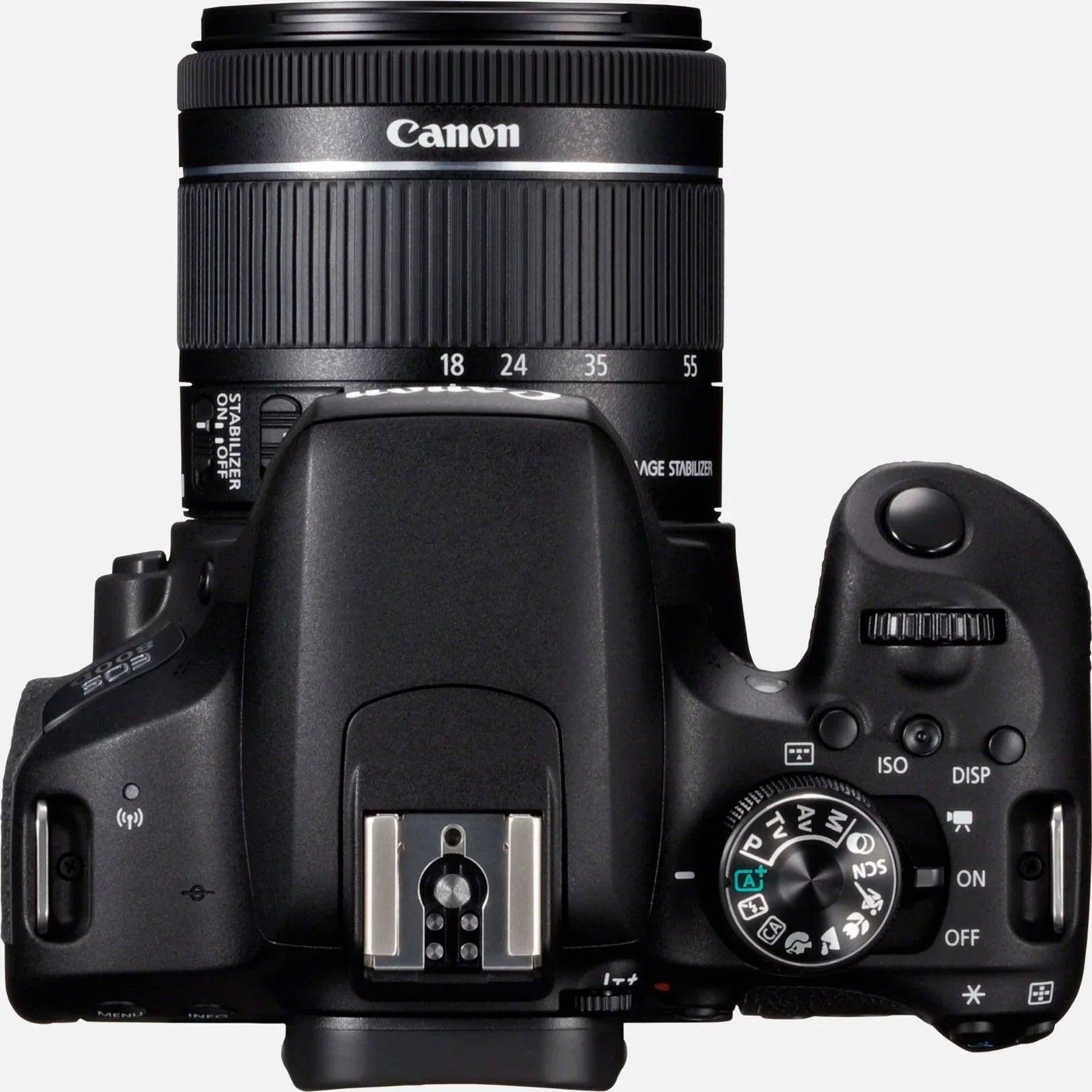 EOS 800D 24.2 Megapixel Digital SLR Camera with Lens, 0.71", 2.17", Dark