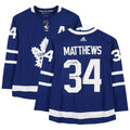 Auston Matthews Blue Toronto Maple Leafs Autographed 2022 Hart Trophy Winner Authentic Jersey with ''2022 Hart''