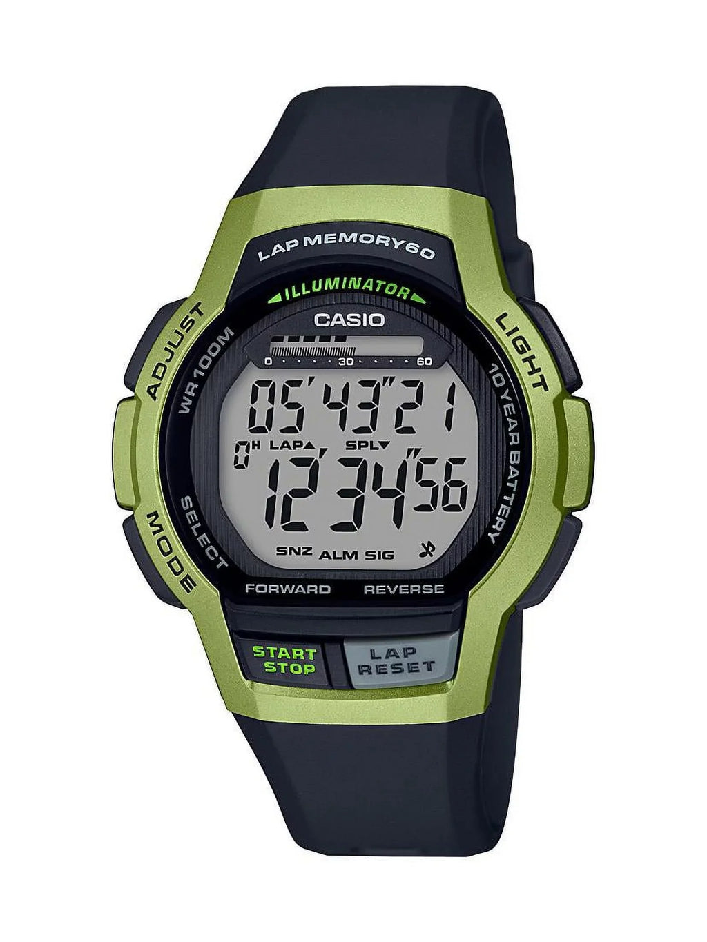 Men's 60-Lap Runner's Watch -Green WS1000H-3AV