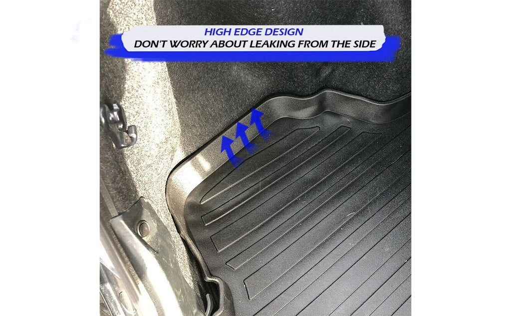 EACCESSORIES EA Cargo Liner – Trunk Mat for Camry 2012-2017 – Weather-Resistant Trunk Mats for Cars with Raised Lip – Non-Slip Car Trunk Mat Rubber – Easy to Install – Laser Pre-Cut Design