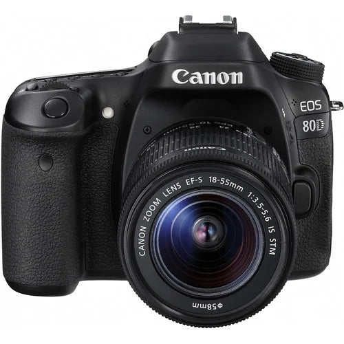EOS 80D DSLR Camera Intermediate Bundle with 18-55mm Lens+24.2MP APS-C CMOS sensor and DIGIC 6 image processor