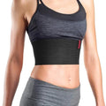 ORTONYX 6.25" Broken Rib Brace Unisex - Elastic Chest Wrap Comppression Support Belt - Rehabilitation of Cracked, Fractured, Dislocated Ribs Post-Surgery Aid Plus Size 3XL Dark / ACOX5226-BK-3XL