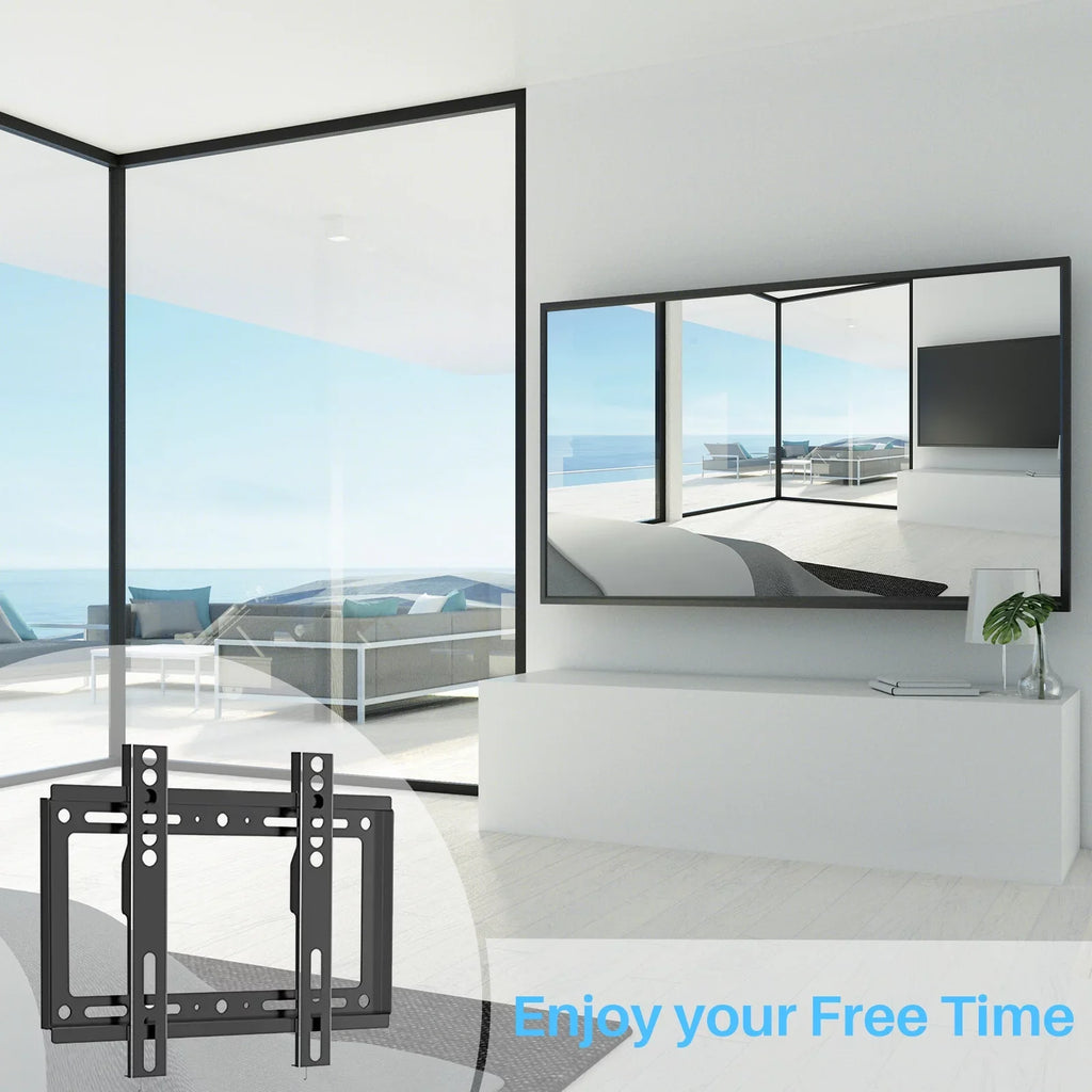 Sylvox RV TV Mount, TV Wall Mount for Most 14-42 Inch LED LCD OLED Flat Screen TV, VESA 200x200mm 75x75mm Max up to 55 lbs