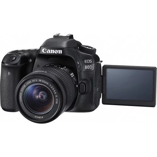 EOS 80D DSLR Camera with 18-55mm Lens + 64GB Expo Essentials Kit