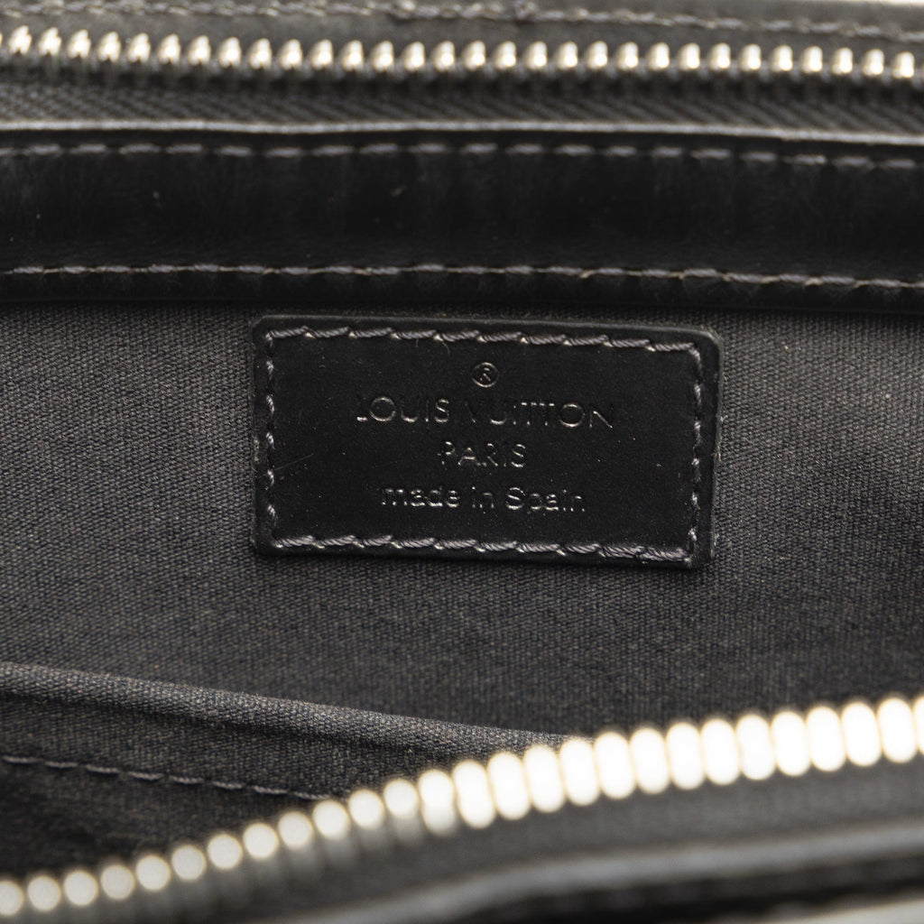 Pre-Owned Authenticated Louis Vuitton Monogram Mat Alston Calf Leather Gray Shoulder Bag Unisex (Good)