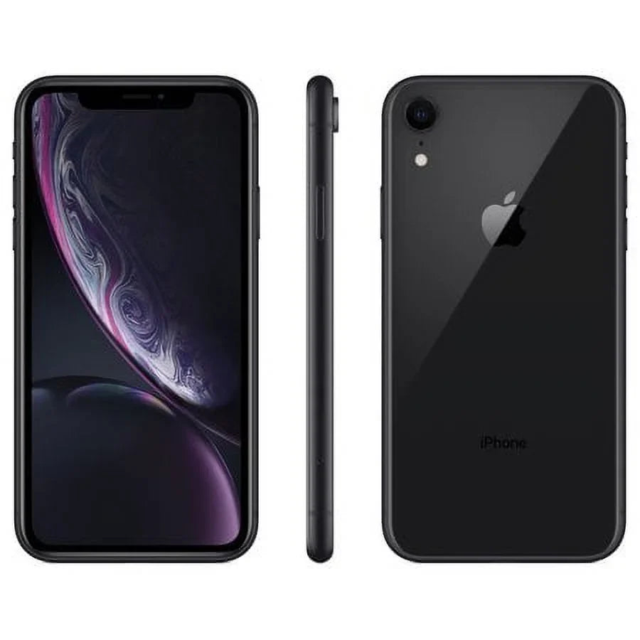 Restored Unlocked iPhone XR 128GB Jet MRY92LL/A (Refurbished)