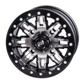 4/156 Tusk Teton Beadlock Wheel 14x7 4.0 + 3.0 Dark For YAMAHA Wolverine RMAX 2 1000 Sport 2022
