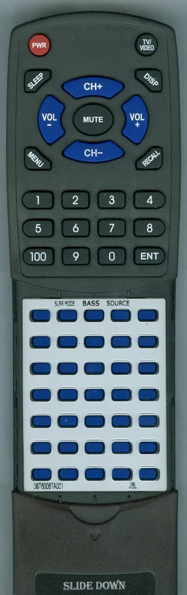 Replacement Remote for JBL 06-T6008T-A001, 06T6008TA001, RT06T6008TA001, CINEMA SB200, CINEMASB200, SB200