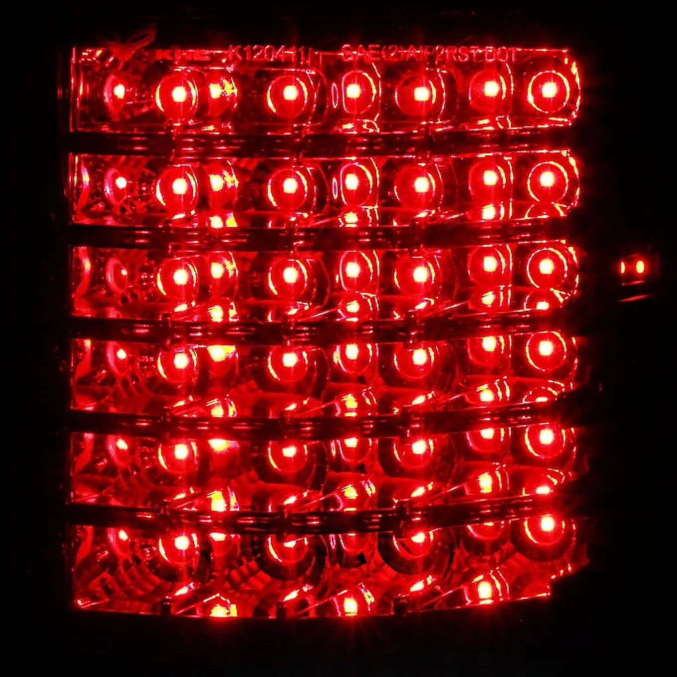 For 04-08 F150 Ebony Smoke Halo Projector LED Headlights + Full LED Taillights Fits select: 2004-2008 FORD F150