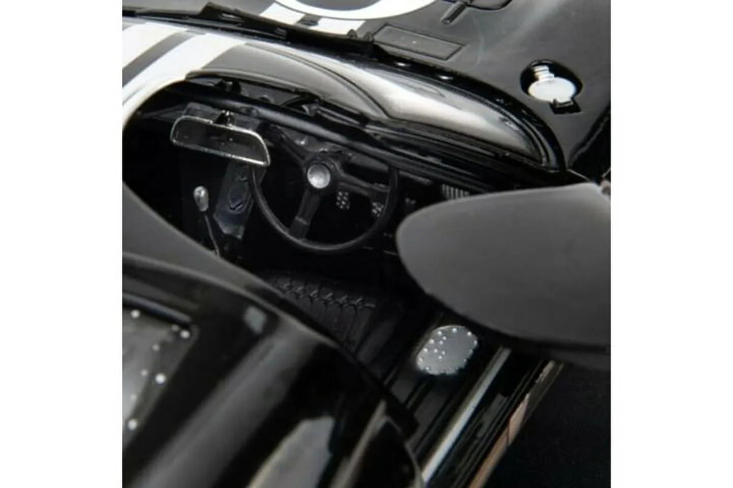 1966 Ford GT-40 MK II #2 After Race (Dirty Version, Ebony - Shelby Collectibles SC431BK - 1/18 scale Diecast Model Toy Car