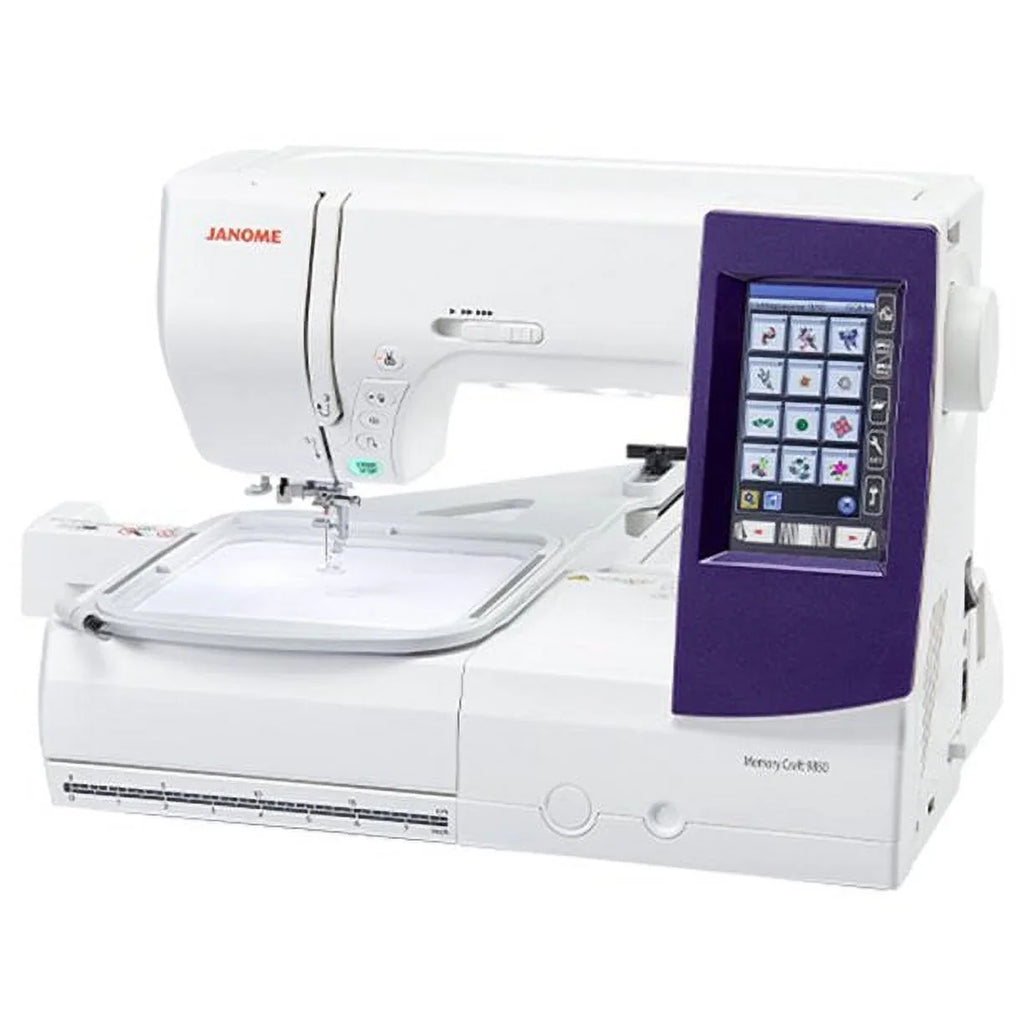 Restored Premium Janome Horizon Memory Craft 9850 Embroidery and Sewing Machine + Warranty (Refurbished)