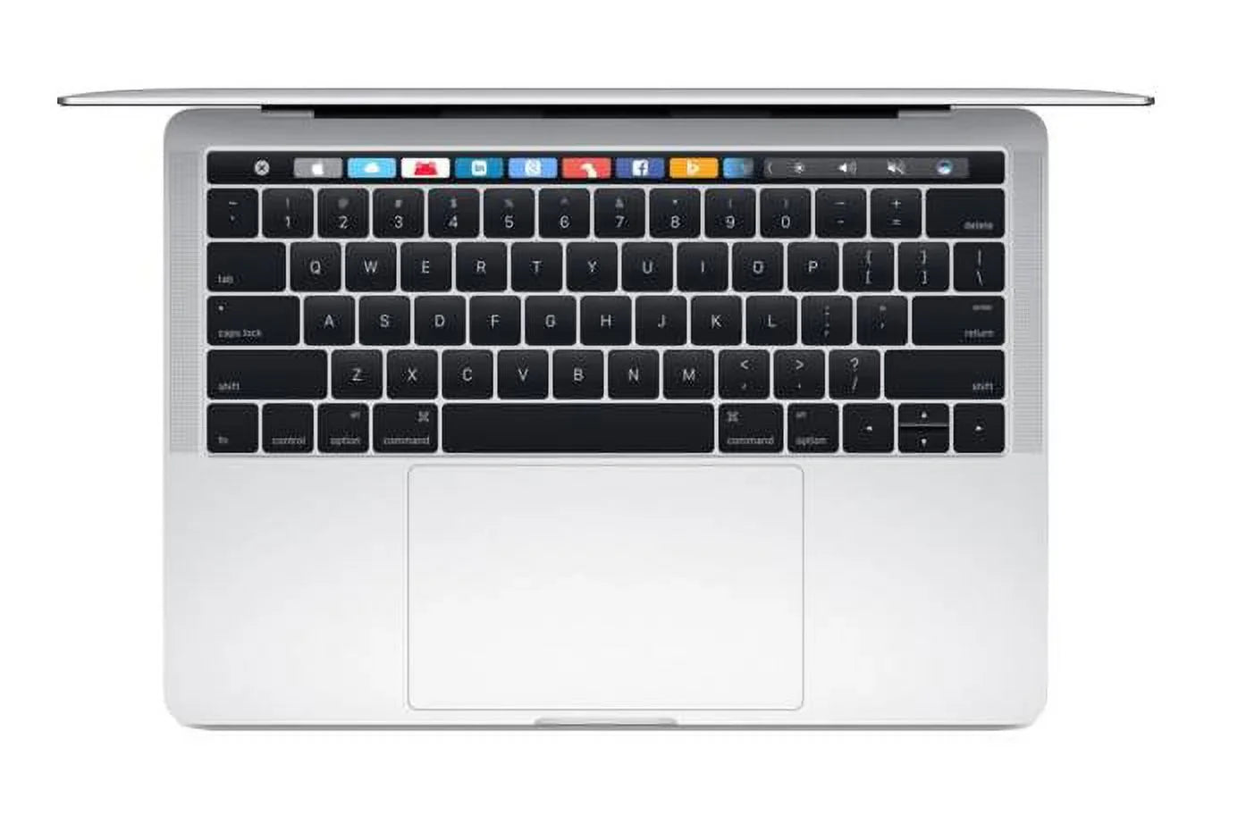 A Grade Macbook Pro 15.4-inch (Retina DG, Silver, Touch Bar) 3.1Ghz Quad Core i7 (Mid 2017) MPTV2LL/A-BTO 128GB SSD 16GB Memory 2880x1800 Display Mac OS Sierra Power Adapter Included