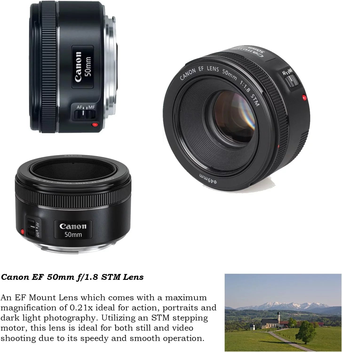 EOS 5D Mark IV DSLR Camera w/ 24-105mm USM Lens Bundle + EF 75-300mm III Lens, 50mm f/1.8, 500mm Lens & 650-1300mm Lens + Backpack + 128GB Memory + Monopod + Professional Bundle