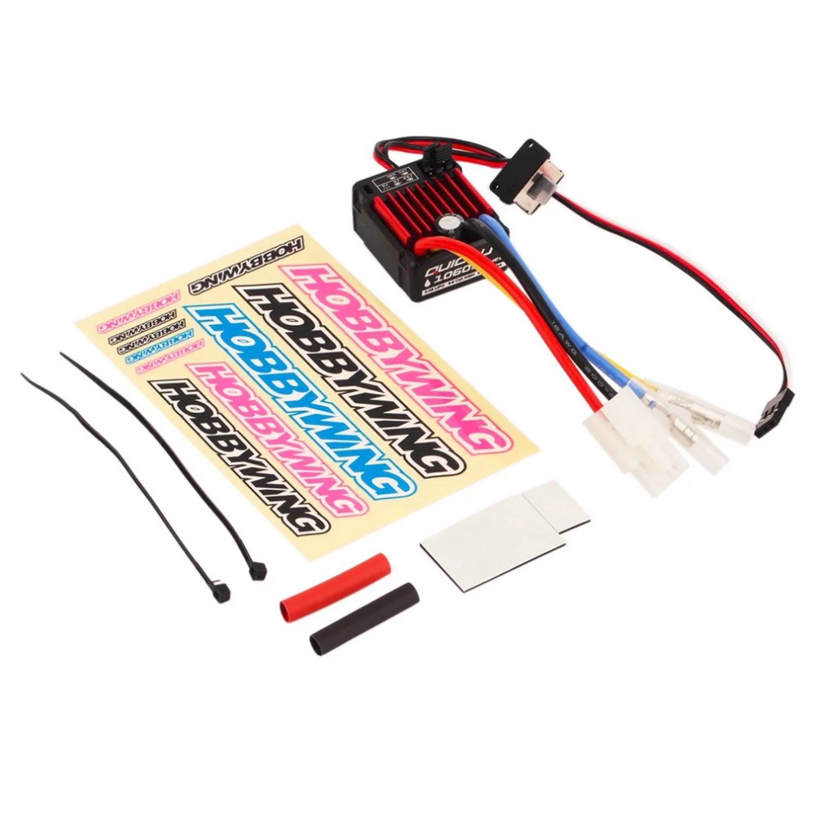 Pinnaco HobbyWing QuicRun 1060 60A Brushed Electronic Speed Controller ESC for 1/10 RC Car