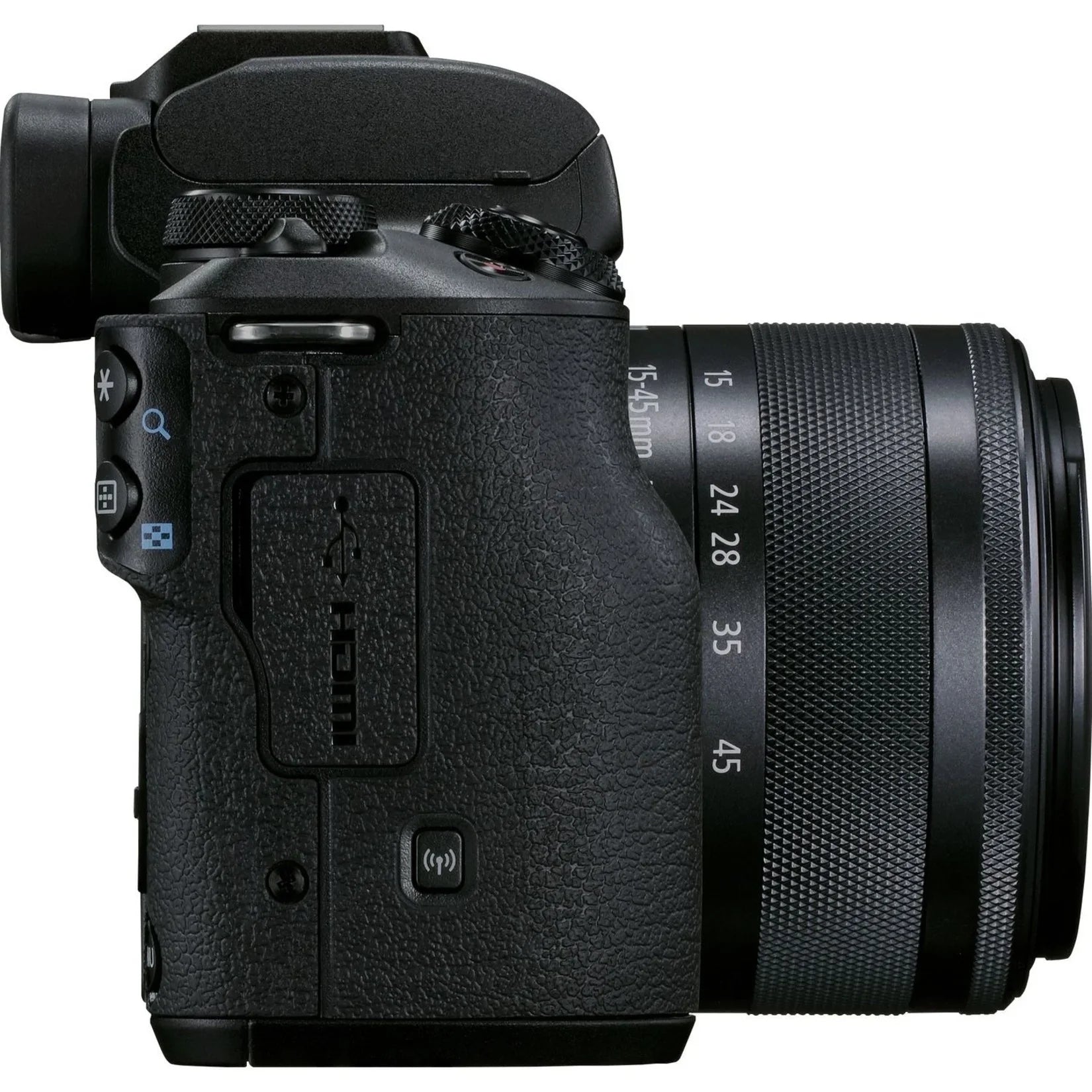 EOS M50 Mark II 24.1 Megapixel Mirrorless Camera with Lens, 0.59", 1.77", Ebony