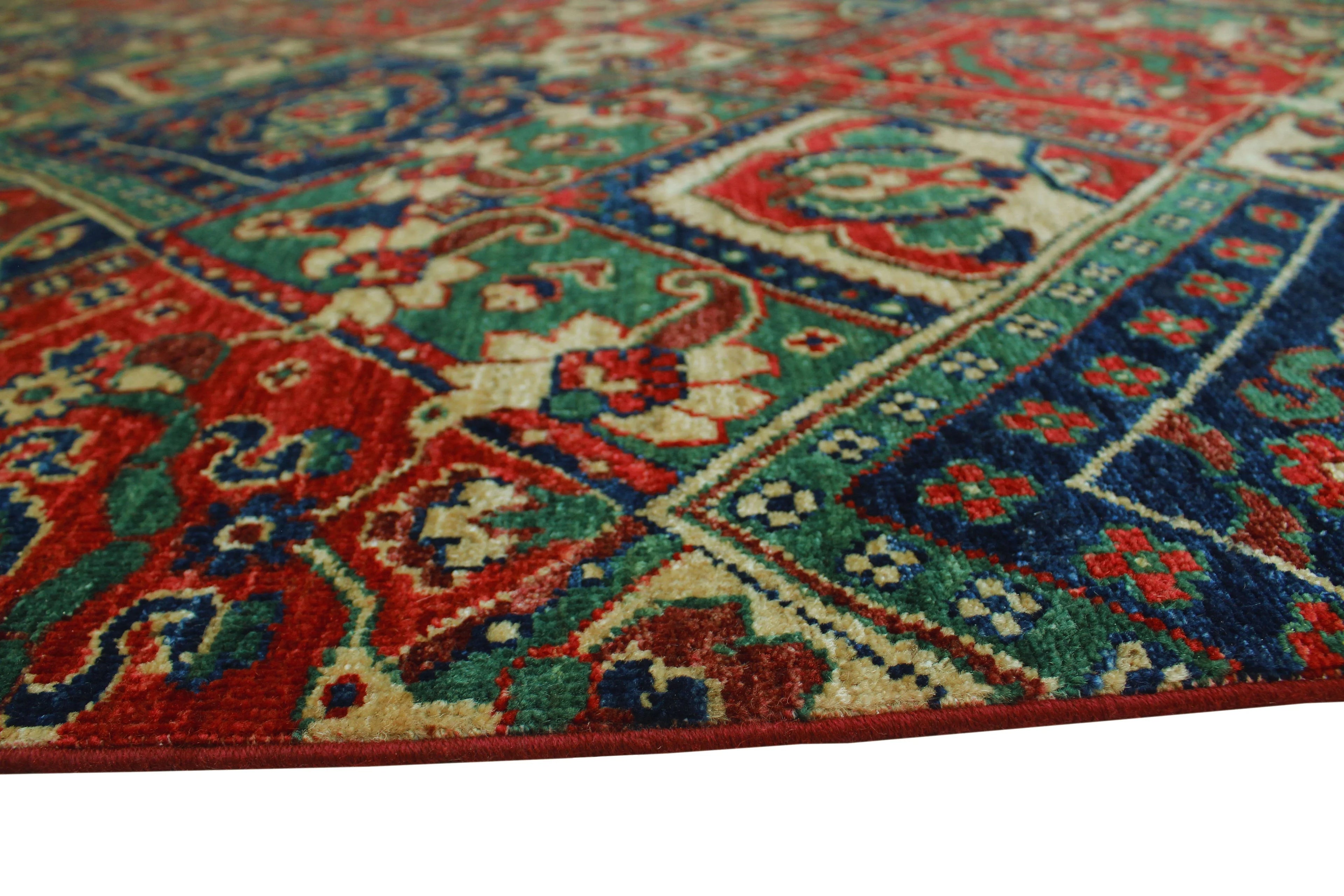 Aria Reggie Red/Blue Rug, 7'11" x 9'10"