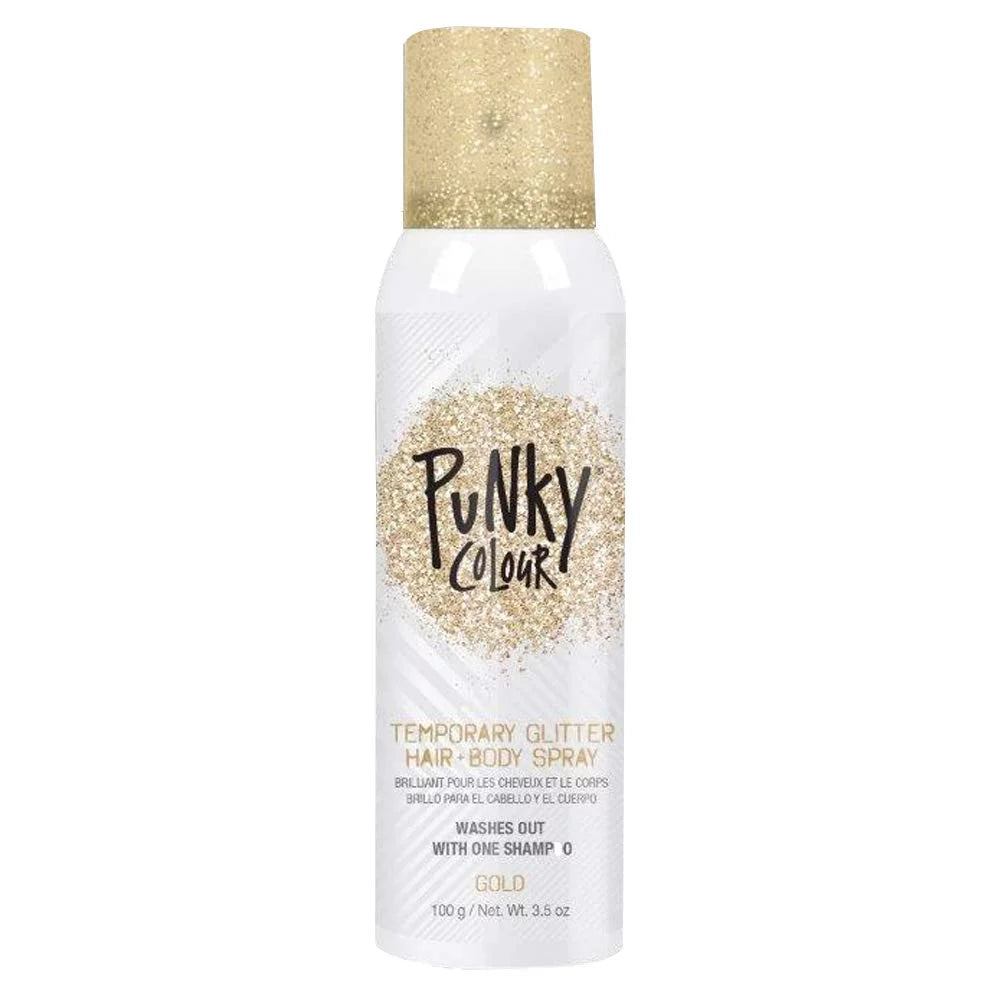 Punky Temporary Hair Highlight Spray Gold Gittle 3.5oz (3 Pack)