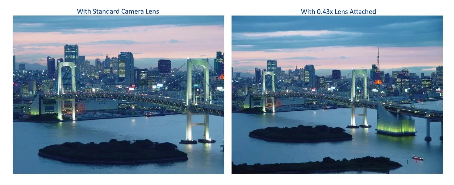 New 0.43x High Definition Wide Angle Conversion Lens For For Cyber-shot DSC-RX100 VI (Includes Lens Adapter)