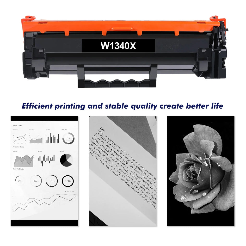 134X 134A Toner Cartridge Compatible for W1340X W1340A LaserJet M209dw MFP M234dw M234sdn M234sdw Printer Ink High Yield Dark 2-Pack)