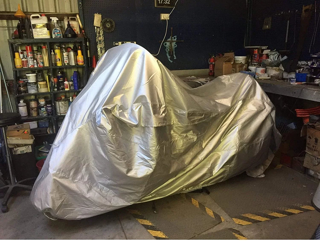 Weatherproof Motorcycle Cover Compatible With 2013 Beta Evo 250 4-stroke - Outdoor & Indoor - Protect From Rain Water, Snow, Sun - Reinforced Securing Straps - Durable Material - Free Storage Bag