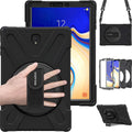 Galaxy Tab S4 10.5" Case, Heavy Duty Shock-Proof Case with 360 Degree Kickstand/Hand Strap and Carrying Shoulder