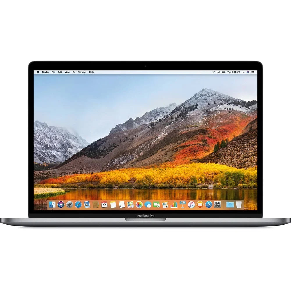 Pre-Owned MacBook Pro Touch Pad 15" Core i7, 2.6GHz 32 GB, 1 TB SSD, 2018, Space Silver, + Case and Wireless Mouse (Refurbished: Like New)