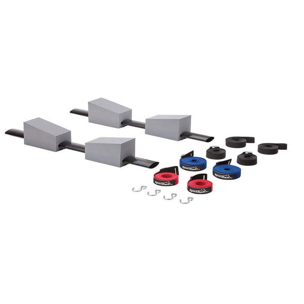 SportRack SR5527 Jetty Deluxe 24-Inch Horizontal Kayak Carrier, 1-Kayak, Granite Gray