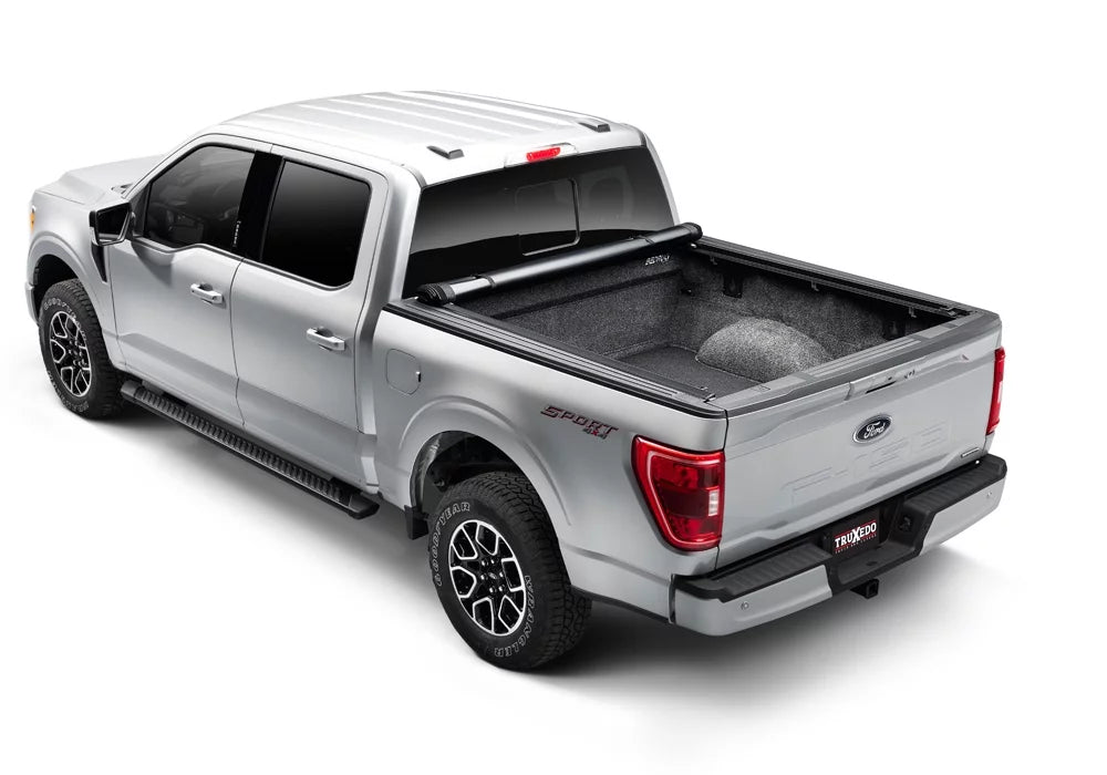 TruXedo Pro X15 Soft Roll Up Truck Bed Tonneau Cover | 1498301 | Compatible with 2015 - 2023 Ford F-150 6' 7" Bed (78.9") , Ebony