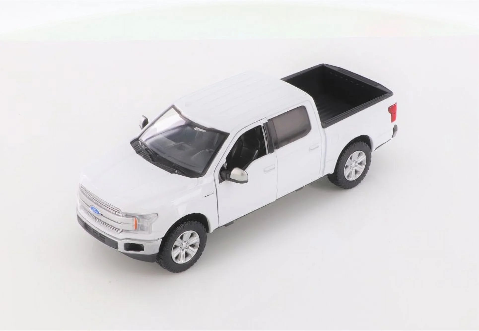 2019 Ford F-150 Lariat Crew Cab Pickup Truck, White - Showcasts 79363/16D - 1/27 scale Diecast Model Toy Car