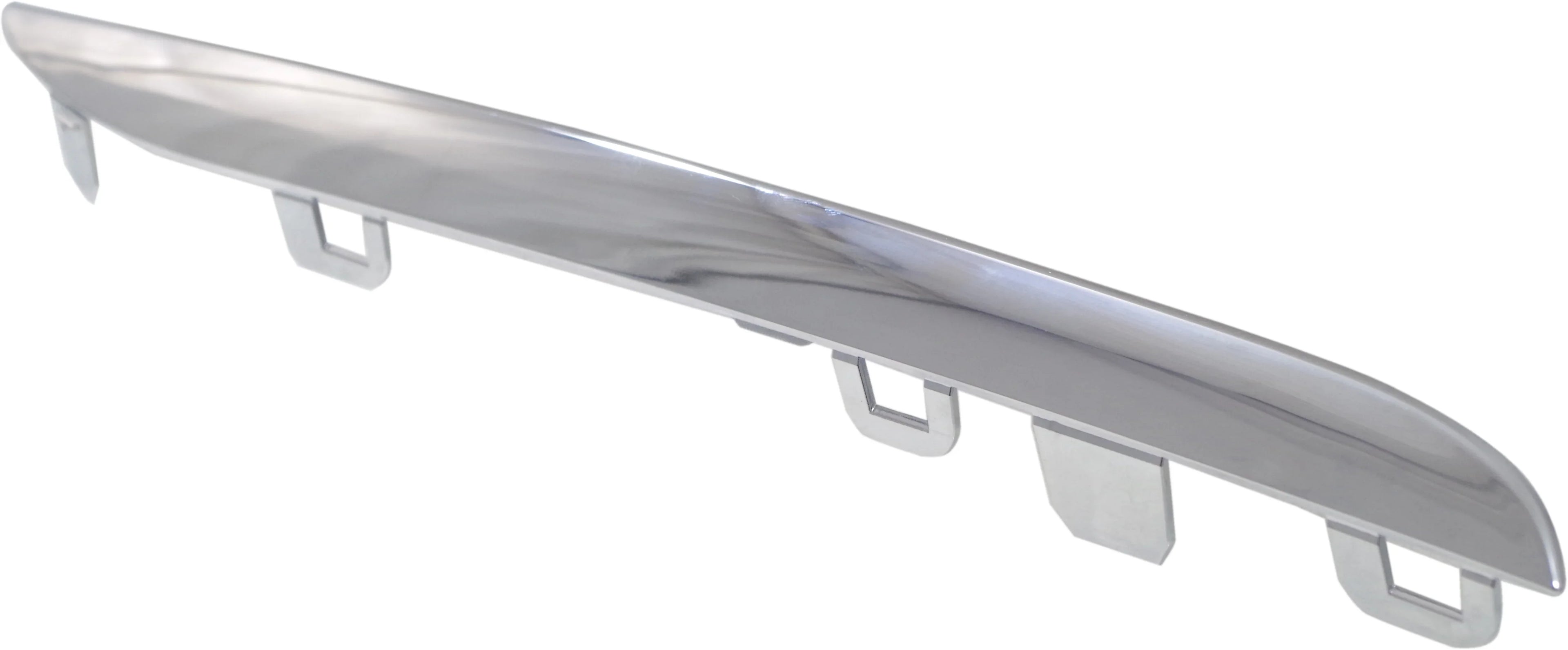 Grille Trim Compatible with 2015-2018 Mercedes Benz C300 2015 C400 Right Passenger Side, Lower Chrome CAPA Certified