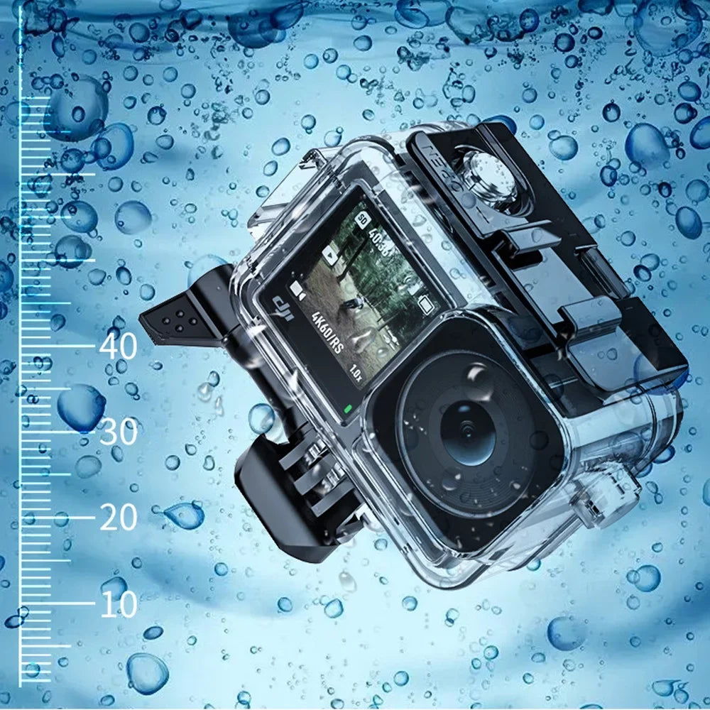 131ft/40m Waterproof Case Diving Underwater Housing Shell for DJI Osmo Action 3