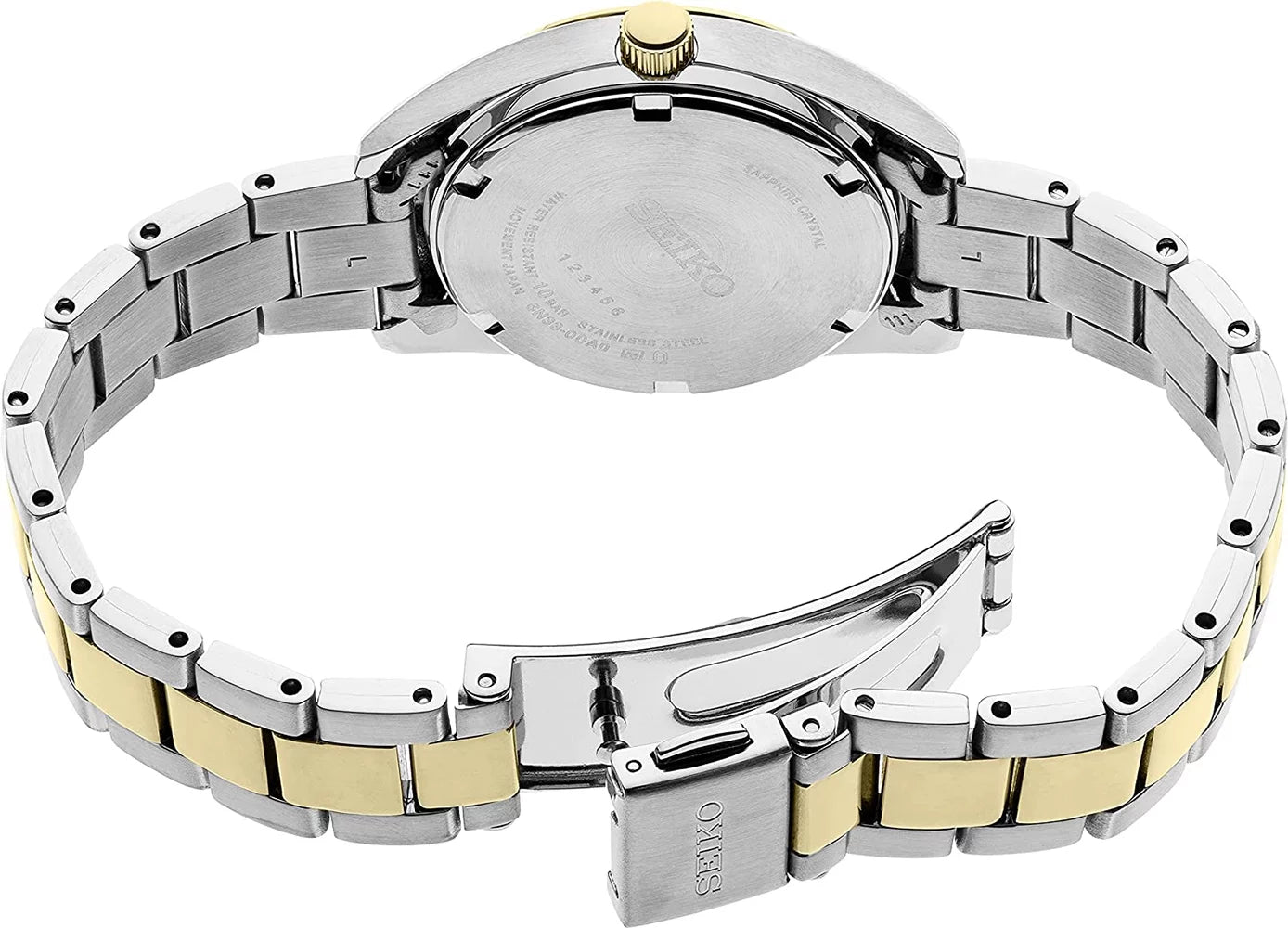 Neo Classic Quartz Gold Dial Two-tone Ladies Watch SUR354P1