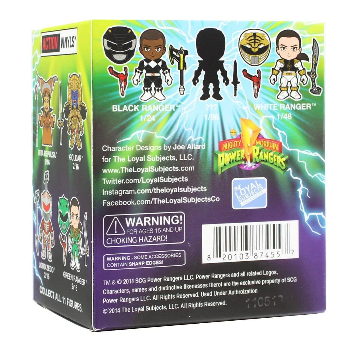 Mighty Morphin Power Rangers Blind Box 3" Action Vinyls Series 2, Case of 16