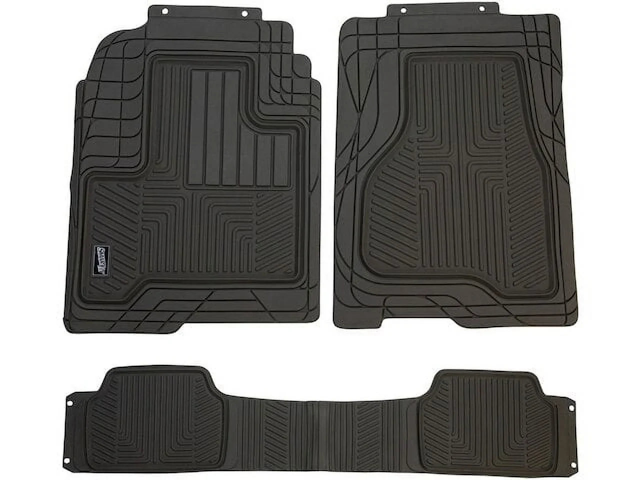 Floor Mat Set 3 Piece - Compatible with 2004 - 2012, 2015 - 2018 Chevy Colorado 2005 2006 2007 2008 2009 2010 2011 2016 2017