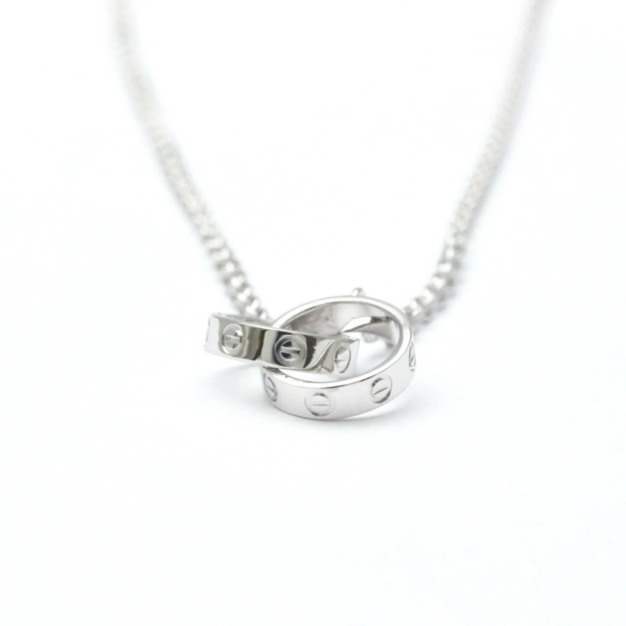 Pre-Owned Cartier Love B7212500 White Gold (18K) Women's Necklace (Good)