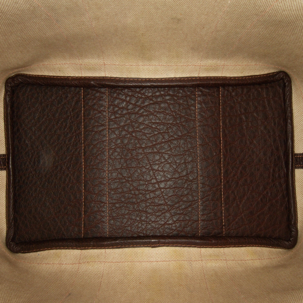 Pre-Owned Authenticated Hermès Toile Garden Party 36 Canvas Fabric Brown Tote Bag Unisex (Good)