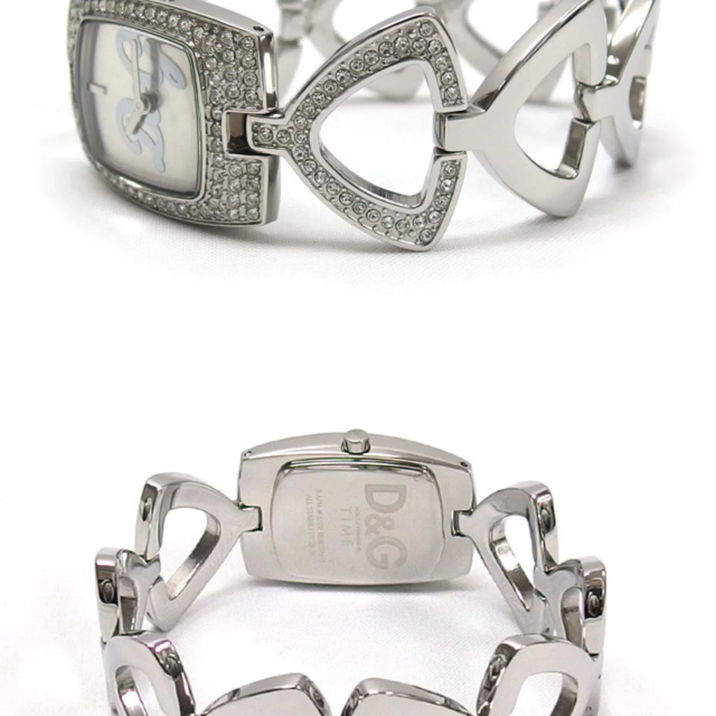 Pre-Owned D&G Ladies Watch Quartz Silver Dial (Fair)
