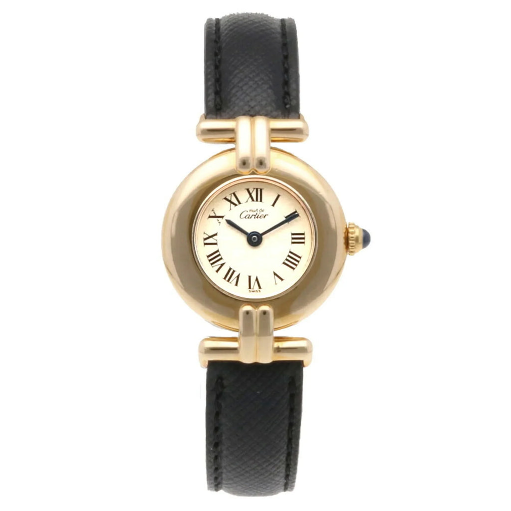Pre-Owned Cartier Must Colise Vermeil Watch GP 590002 Quartz Ladies CARTIER (Fair)