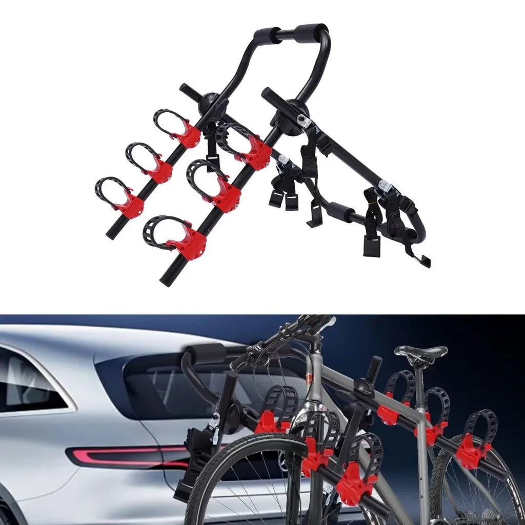 TFCFL Portable 3-Bike Bicycle Rack Foldable Bike Rack Hitch Mount Carrier Car SUV Truck