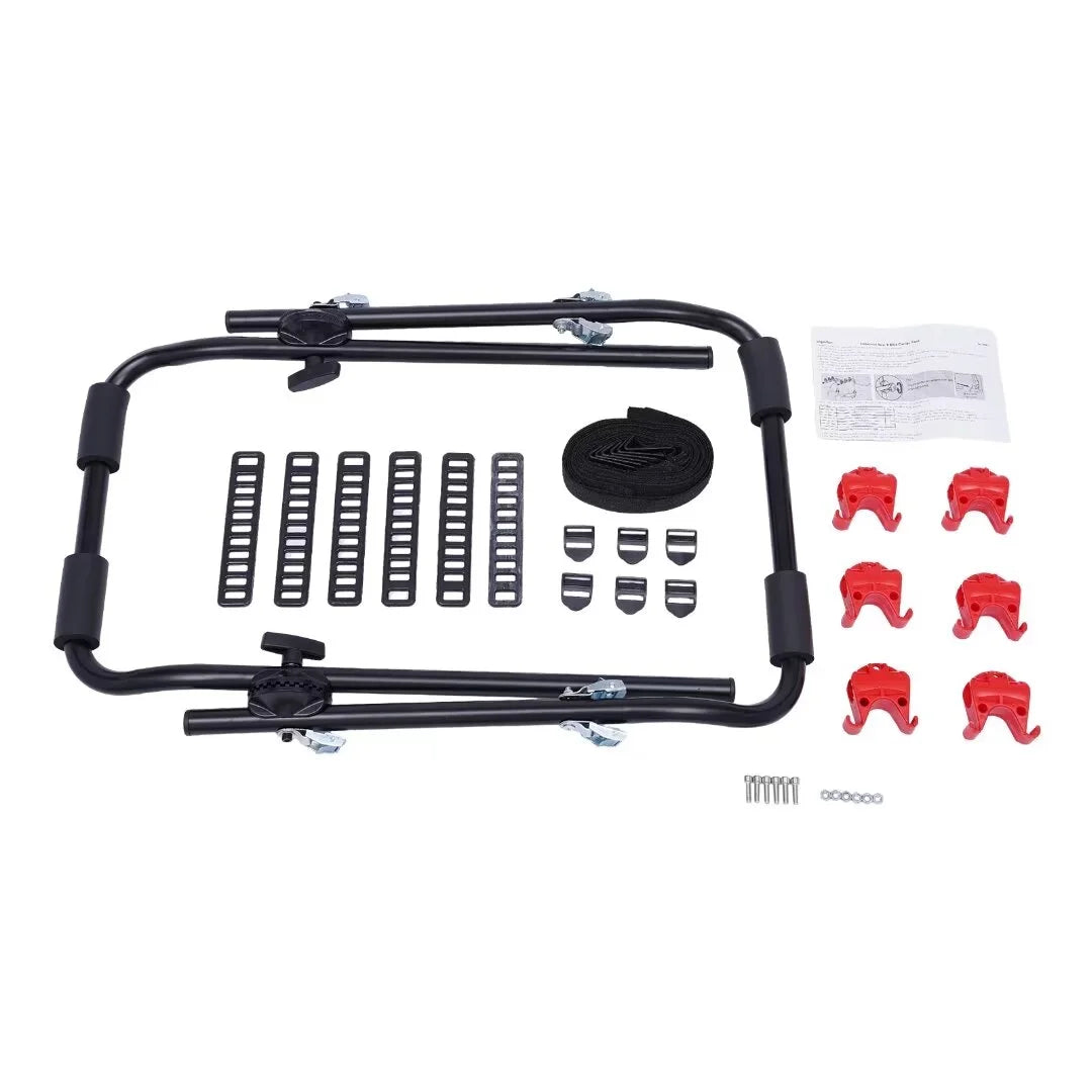 TFCFL Portable 3-Bike Bicycle Rack Foldable Bike Rack Hitch Mount Carrier Car SUV Truck