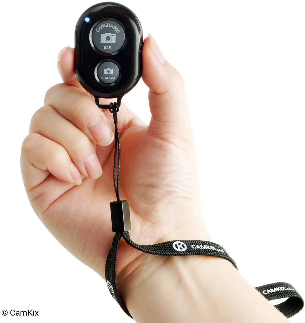 Flexible Cell Phone Tripod and Bluetooth Remote Control Camera Shutter - for iPhone, Galaxy and Many More -