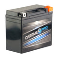 Chrome Pro Battery Ytx20hl-bs (20hl-bs 12 Volts,18 Ah, 310 Cca) Replacement Battery for 2008 Kawasaki 800cc Js800 Sx-r